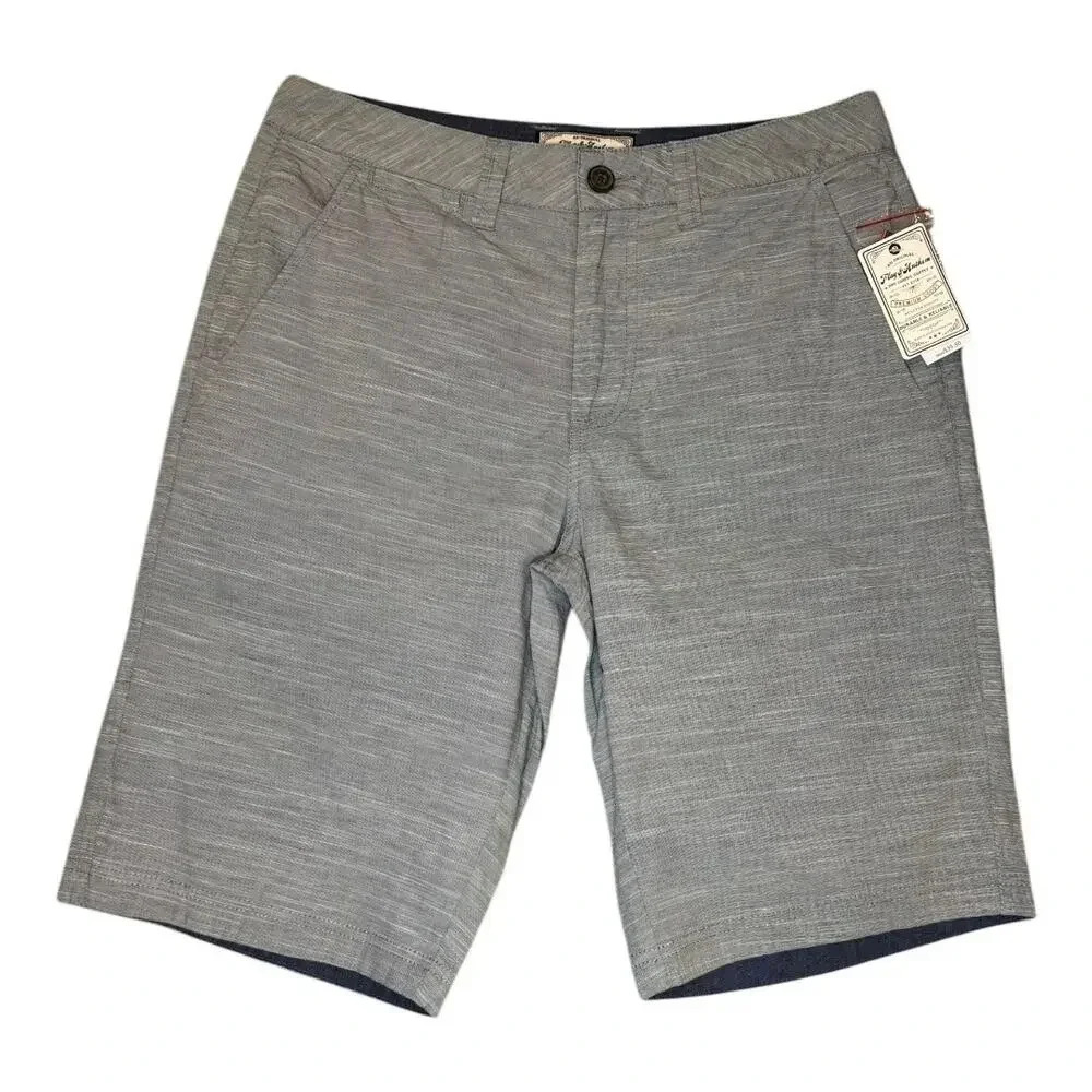 NEW Flag‎ & Anthem Men's Gray Chino Shorts Size 29 Casual Summer Wear NWT
